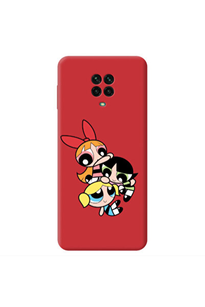 Other Xiaomi Redmi Note 9 Pro Powerpuff Red Colored Silicone TPU Θήκη