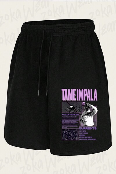 ZOKAWEAR شورت مطبوع بتصميم Tame Impala v19 للجنسين