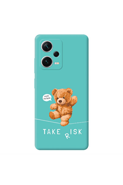 Other Xiaomi Poco X5 Take risk Turquoise Colored Silicone TPU Θήκη
