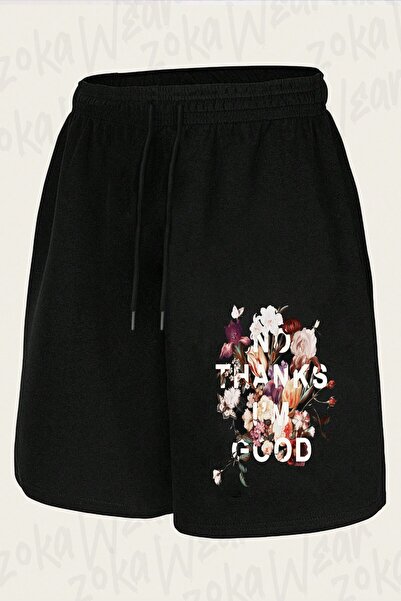 ZOKAWEAR Unisex No Thanks I'M Good Design Printed Shorts