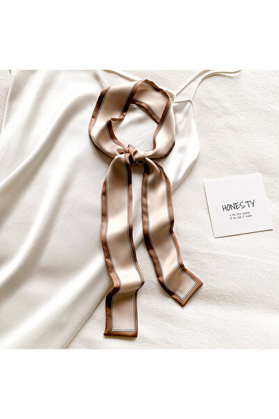 Choice3 PJ-4 Spring/Summer Pure Colour Ribbon Outdoor Scarf 6*115cm Decorativ...