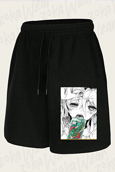 ZOKAWEAR Unisex Anime Can Lewd  Design Printed Shorts