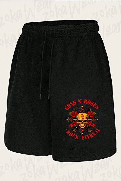 ZOKAWEAR Unisex σορτς με στάμπα Guns N Roses v40