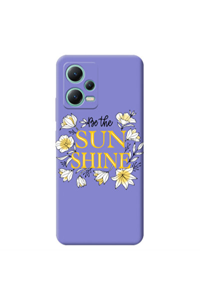 Other Xiaomi Redmi Note 12 Pro 5G Sun Shine Purple Colored Silicone TPU Θήκη