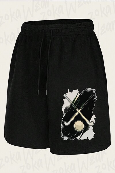 ZOKAWEAR Unisex Field Hockey Design Printed Shorts