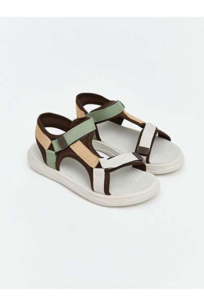 LC Waikiki LCW STEPS Bej Renk Bloklu Erkek Çocuk Sandalet