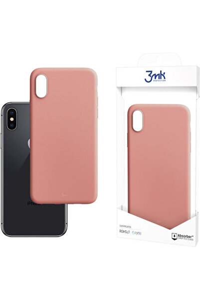 3MK Husă spate din silicon mată 1.2mm Lychee (iPhone X / Xs)