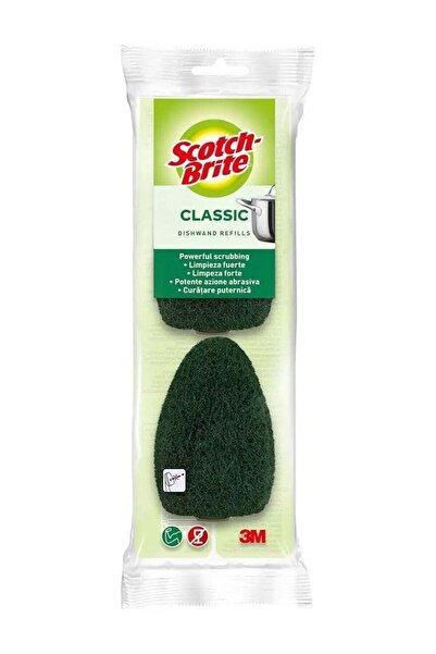 Scotch Brite Dishwand Classic Fibers Hand Brush Refills Green