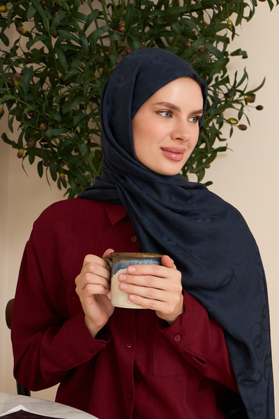 Rora Ring Patterned Premium Women's Scarf / Shawl
