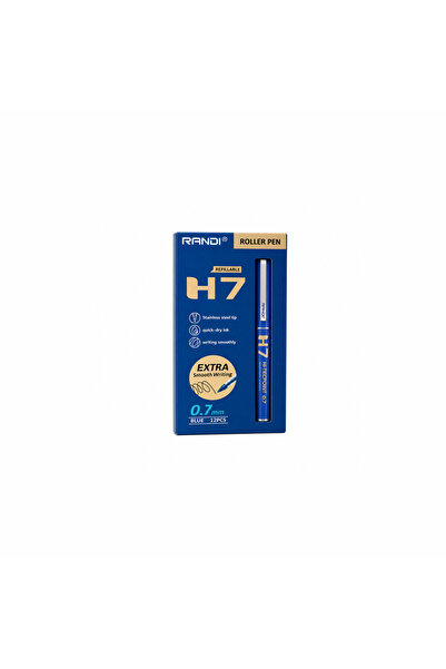 Generic قلم H7 ازرق - احمر - اسود شد 12 قلم