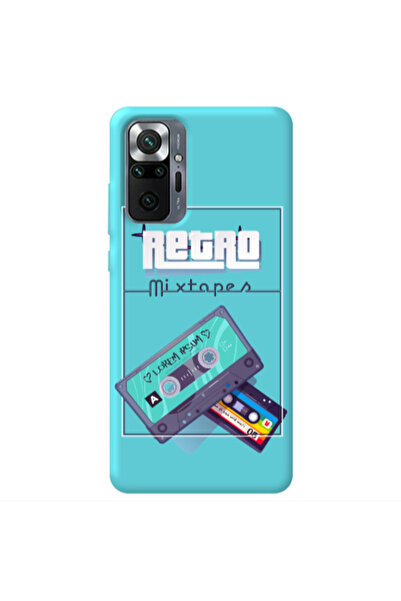 Other Xiaomi Redmi Note 10 Pro 4G Mixtapes Turquoise Colored Silicone TPU Θήκη