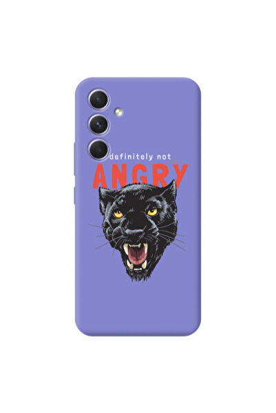 Other Samsung A56 Pointed teeth Purple Colored Silicone TPU Θήκη