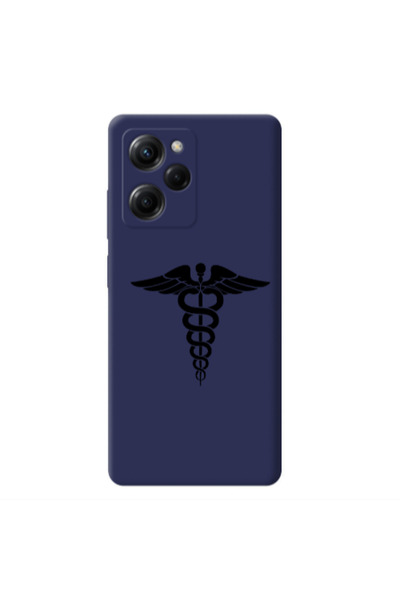 Other Xiaomi Poco X5 Pro Medical Spa Dark blue Colored Silicone TPU Θήκη