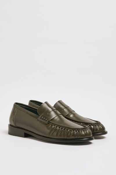 Faruk balkanas Amory Model Genuine Natural Leather Neolithic Sole Loafers Shoes