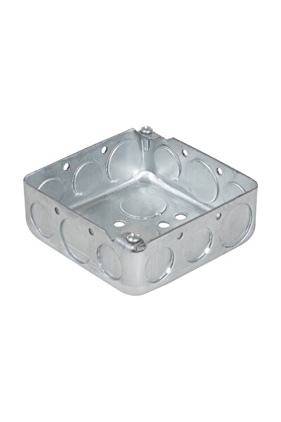COURBI Doza Metalica Patrata 100x100x38mm, COURBI, DOZE METALICE