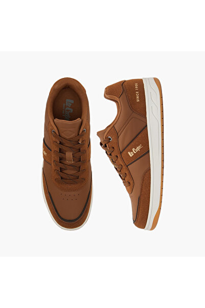 Lee Cooper حذاء رياضي رجالي برباط من أونكس