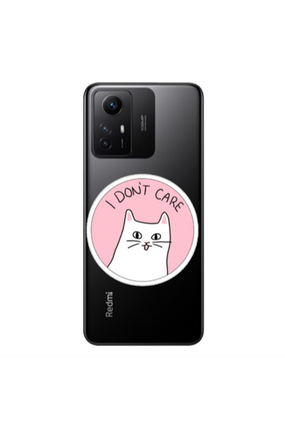 Other Xiaomi Redmi Note 12s I dont Care Transparent Silicone TPU Θήκη