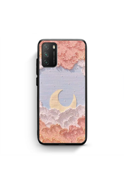 Other Xiaomi Poco M3 Moon Clouds Black Glossy Θήκη