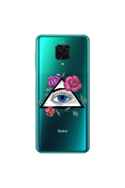 Other Xiaomi Redmi Note 9S Eye and flower Transparent Silicone TPU Θήκη