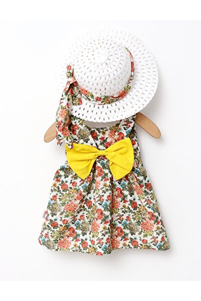 MiniKids Rochita cu palarie model inflorat M1