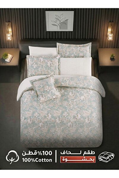 Melen Mellin's Tablecloths |   Double Cotton 8 Piece Comforter Set with Thick...