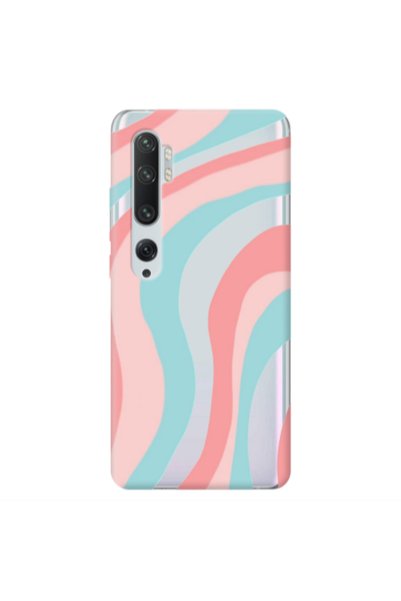 Other Xiaomi Mi Note 10 Colored lines Transparent Silicone TPU Θήκη
