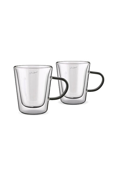 LAMART Σετ ποτηριών από γυαλί σε μαύρο χρώμα, 300ml, 2 τεμάχια. Κωδικός: LT9120