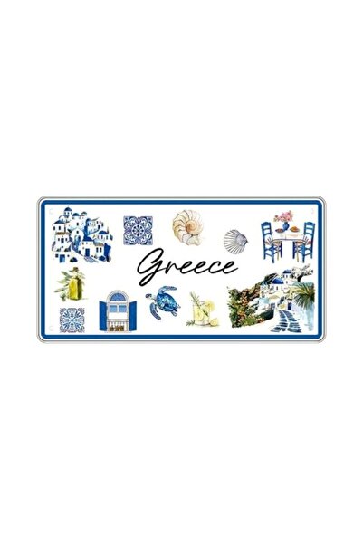 Tradesor Μεταλλική πινακίδα Souvenir - 12pcs - Greece - 15x30cm - 181049