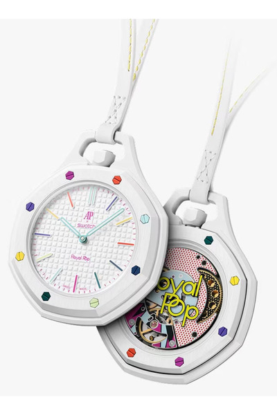 Royal Pop Pocket Watch with White Dial Royal Bob Audemars Piguet Watch