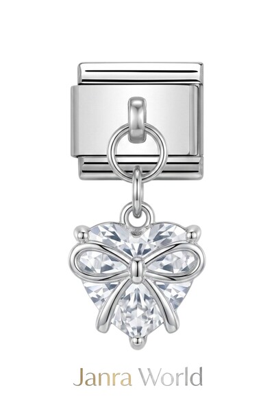 JANRA WORLD İtalyan Charm Süslü Charm 0.9mm İtalyan Charm Bileklik Uyumlu Pas...