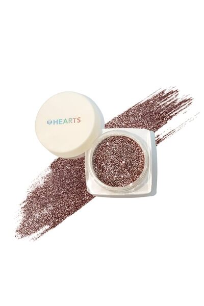 Hearts Loose Glitter Powder - Shape Nail Art Decor - Shade 03
