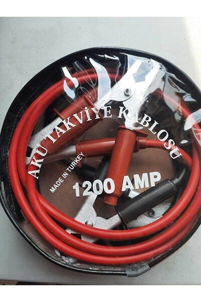 Adıfeks 2 Metre Akü Takviye Şarj Kablosu 1200 Amper Çantalı