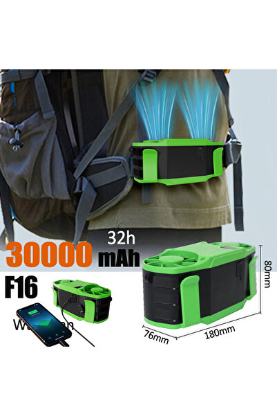 Choice مروحة خصر محمولة TS82-YLD-F16GN300000 بقوة 30000 مللي أمبير في الساعة،...