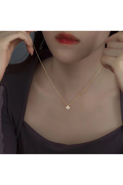 Choice1 45cm 18K Gold 45cm Somilia 925 Sterling Silver Super Flash Four 5A Zi...