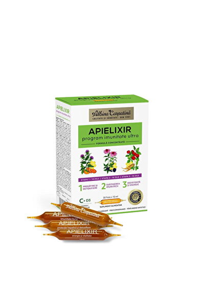Albina Carpatina Apielixir Program Imunitate Ultra 30 fiole x 10ml