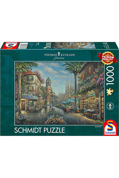 Schmidt Spiele Thomas Kinkade Puzzle Drum Spaniol 2D 1000 Piese