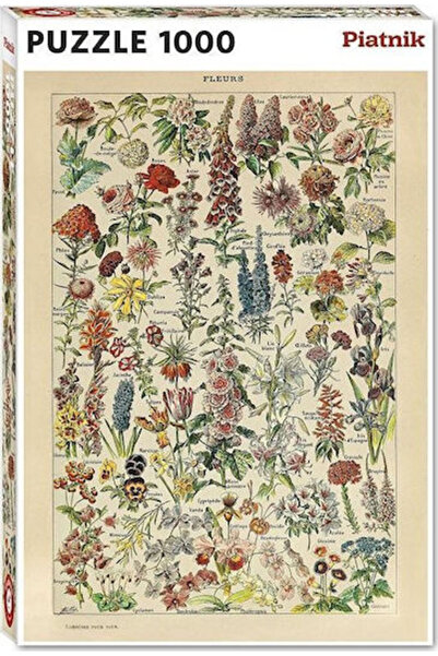 Piatnik Millot, Puzzle cu flori 2D, 1000 piese
