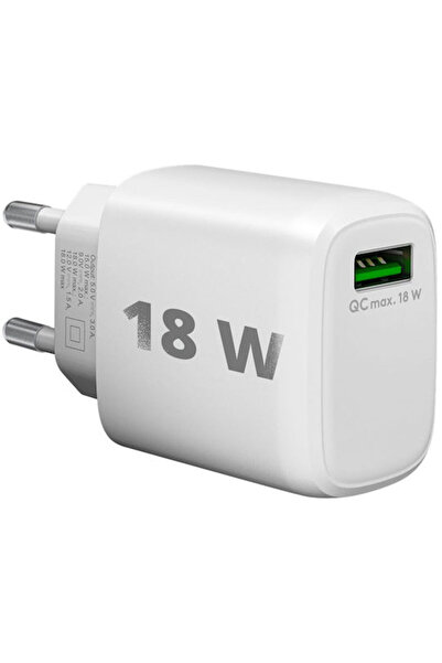 goobay Încărcător fără cablu cu port USB-A 18W Quick Charge 3.0 Alb (61672)