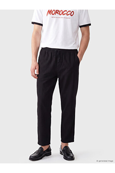 LC Waikiki Men's Pants with Drawstring Waist Standard Fit for Style Enthusias...