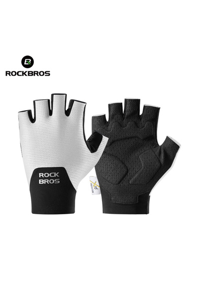 Choice12 ROCKBROS XL S403 white ROCKBROS Cycling Gloves Shock Absorption Bike...