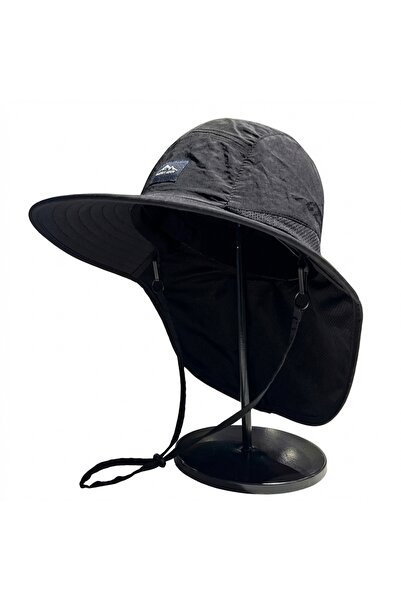 Choice3 black Outdoor Fishing Cap Sun Protection Wide Brim Hat Lightweight Br...