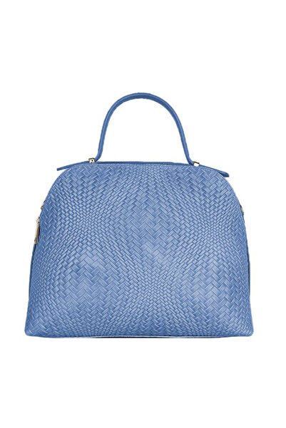 matis atelier Geantă de damă din piele Agatha - Bleu