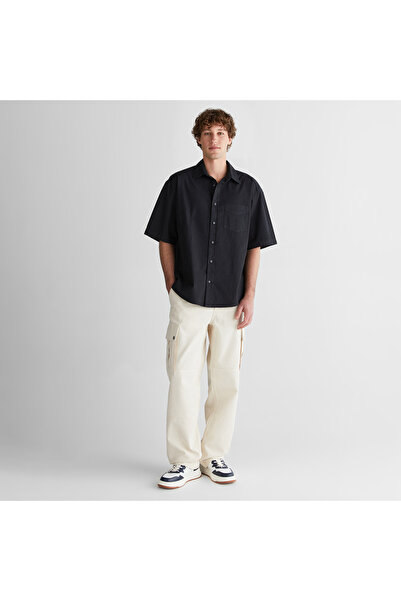 Gant Erkek Krem Relaxed Fit Kargo Pantolon