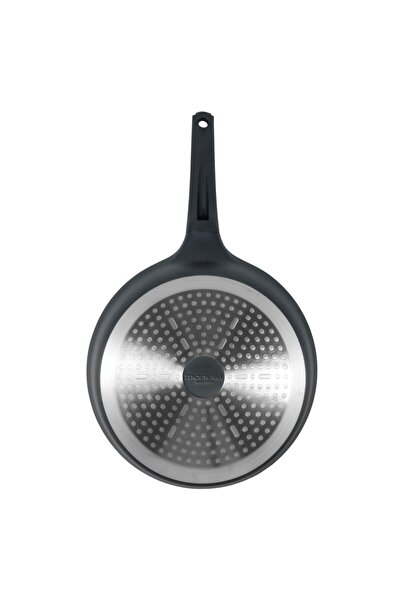 moneta Tigaie cu inducție, 24 cm, aluminiu, negru