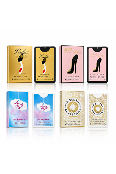 Omerta Apă de parfum pentru femei, Lady Collection, set 4 x 20 ml Card Pocket...