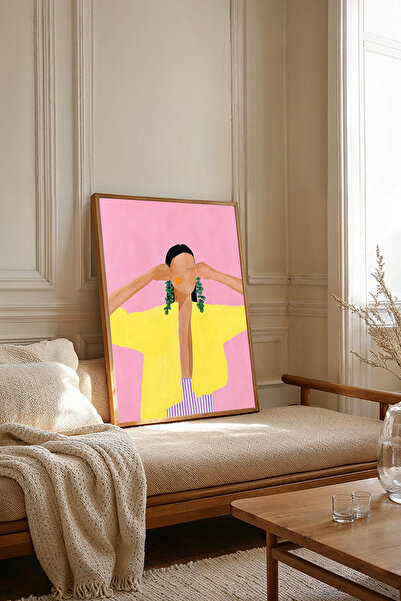Dekorsiahome One Piece Wooden Framed Painting Tk3929