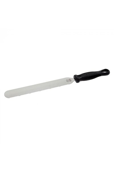 De Buyer Spatula cu lama zimtata, De Buyer, Inox, 35 cm, Negru