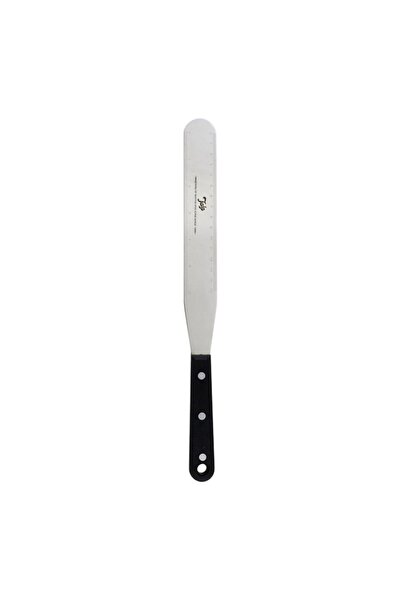 Tala Spatula de cofetarie, Tala, cu rigla pentru masurare, negru/argintiu, 15cm