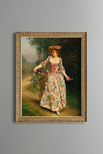epiqart A Walk in the Park - Vintage Patterned Painting - Fine Model