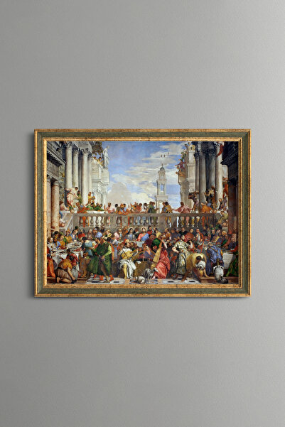 epiqart Wedding in Cana - Vintage Patterned Painting - Fine Model